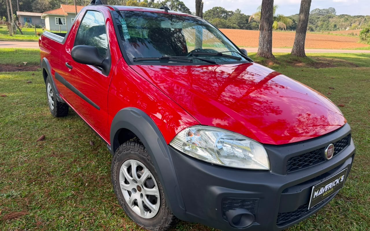 Fiat Strada Working 1.4 mpi Fire Flex 8V CS na cor Vermelho em Agudos do Sul / PR - 3209865