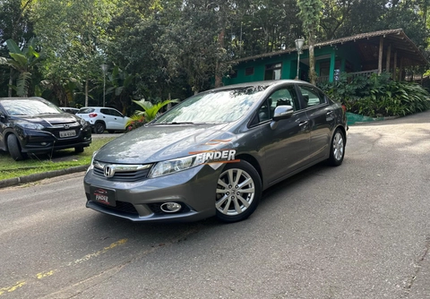 Honda Civic 2014 Cinza — foto 1 de 3