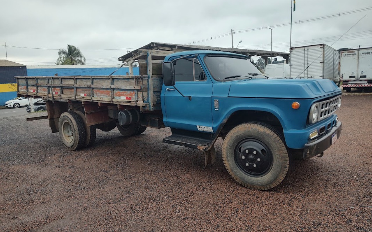 Chevrolet D-60 2p (diesel) 1983 Azul — foto 1 de 3