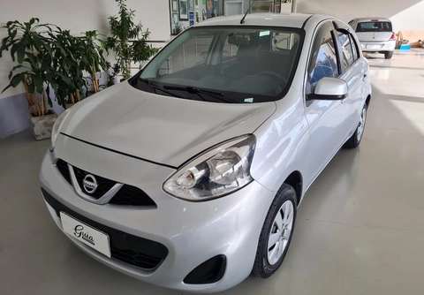 Nissan MARCH S 1.0 12V Flex 5p 2018 Prata — foto 1 de 3