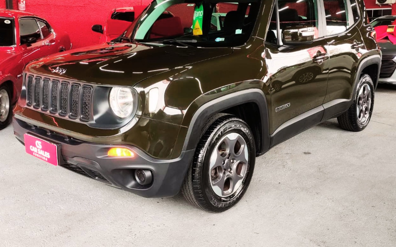 Jeep Renegade 1.8 4x2 Flex 16V Aut. na cor Verde em Curitiba / PR - 3284152