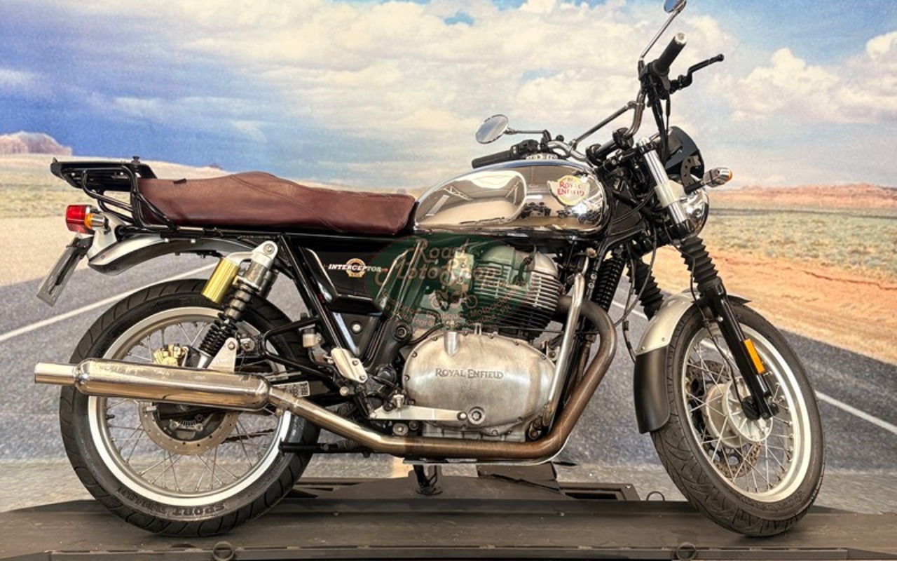 Royal Enfield Interceptor 650 Custom 2021 Prata — foto 1 de 3