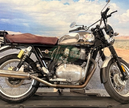 Royal Enfield Interceptor 650 Custom 2021 Prata — foto 1 de 3