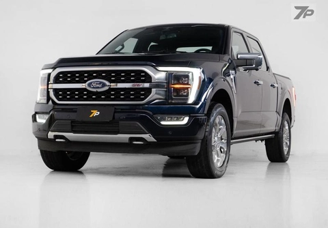 Ford F-150 Platinum 4x4 5.0 V8 2023 Azul — foto 1 de 3