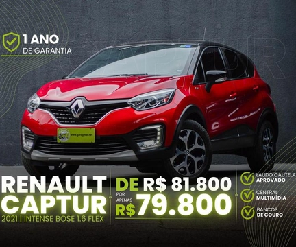 Renault Captur 2021 Vermelho — foto 1 de 3