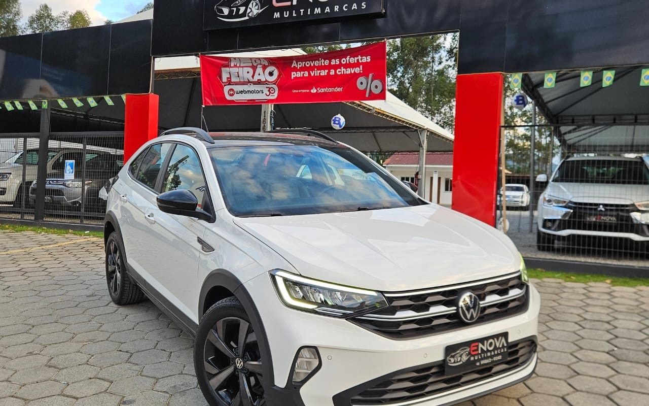Volkswagen Nivus Highline 1.0 200 TSI Flex Aut. na cor Branco em Santo Amaro da Imperatriz / SC - 3325678