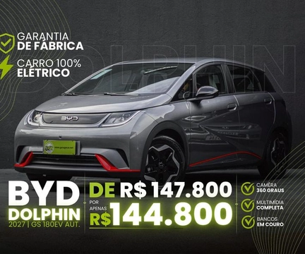 BYD Dolphin EV (Elétrico) 2027 Cinza — foto 1 de 3