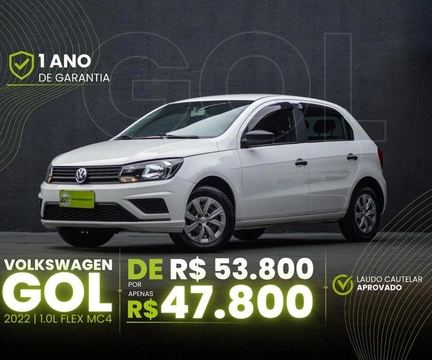 Volkswagen Gol 1.0 Flex 12V 5p 2022 Branco — foto 1 de 3