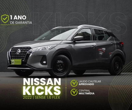 Nissan KICKS 2022 Cinza — foto 1 de 3