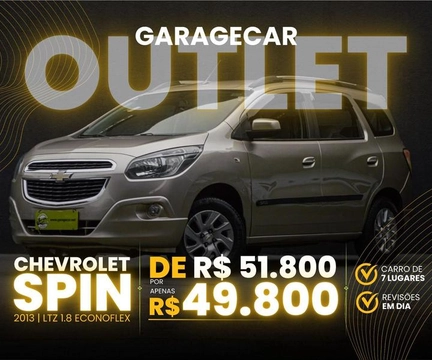 Chevrolet Spin 2013 Bege — foto 1 de 3