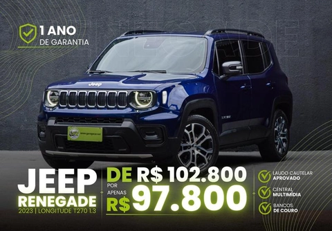 Jeep Renegade 2023 Azul — foto 1 de 3