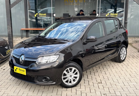 Renault Sandero 2017 Preto — foto 1 de 3