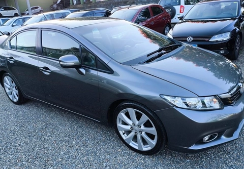 Honda Civic 2014 Cinza — foto 1 de 3