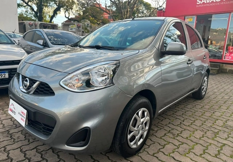 Nissan MARCH S 1.0 12V Flex 5p 2017 Cinza — foto 1 de 3