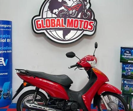 Honda C 100 BIZ-ES 2014 Vermelho — foto 1 de 3
