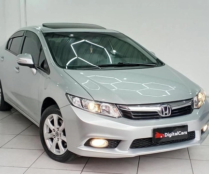 Honda Civic 2012 Cinza — foto 1 de 3