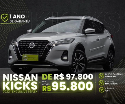 Nissan KICKS 2022 Prata — foto 1 de 3