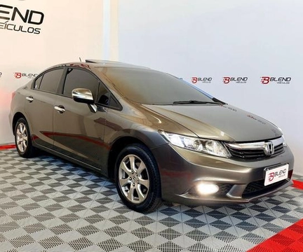 Honda Civic 2014 Cinza — foto 1 de 3