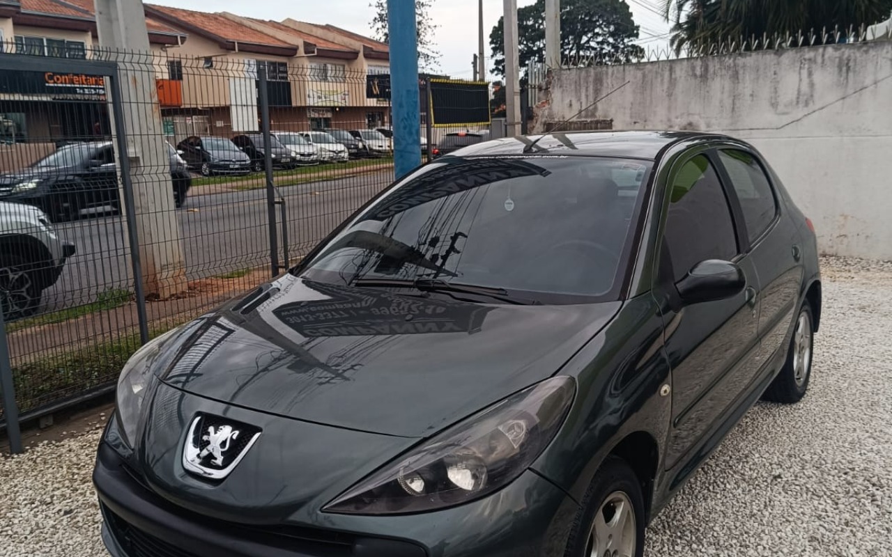 Peugeot 207 XR 1.4 Flex 8V 5p 2010 Verde — foto 1 de 3