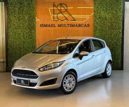 Ford Fiesta 1.5 16V Flex Mec. 5p 2016 Prata — foto 1 de 3