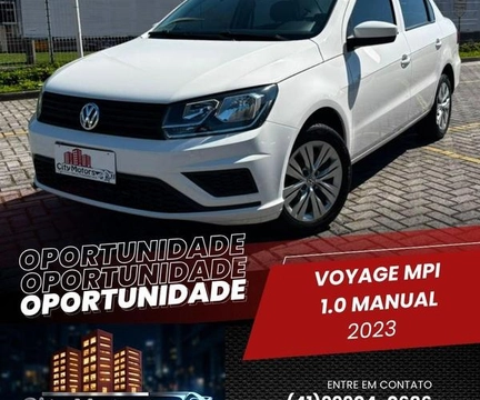 Volkswagen Voyage 1.0 Flex 12V 4p 2023 Branco — foto 1 de 3