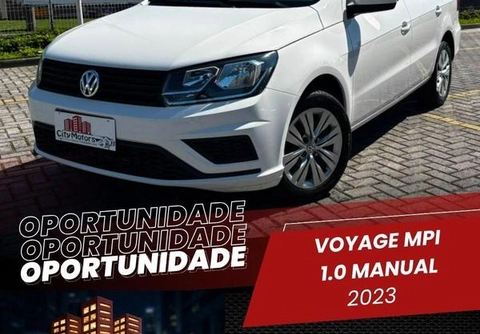 Volkswagen Voyage 1.0 Flex 12V 4p 2023 Branco — foto 1 de 3