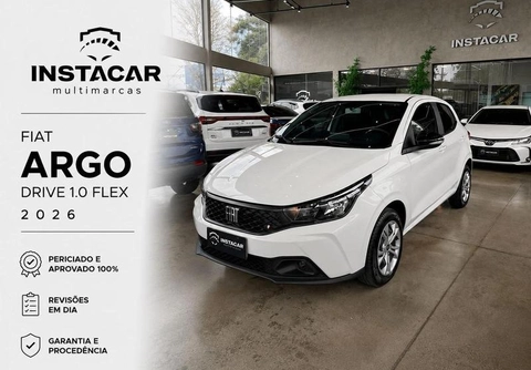 Fiat Argo DRIVE 1.0 6V Flex 2026 Branco — foto 1 de 3
