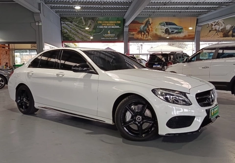 Mercedes-Benz C-300 Sport 2.0 16V Aut. 2018 Branco — foto 1 de 3