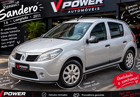 Renault Sandero 2011 Prata — foto 1 de 3