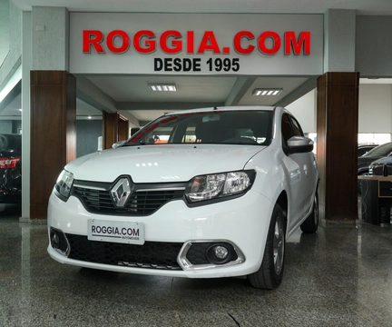 Renault Sandero vibe Flex 1.0 12V 5p 2017 Branco — foto 1 de 3