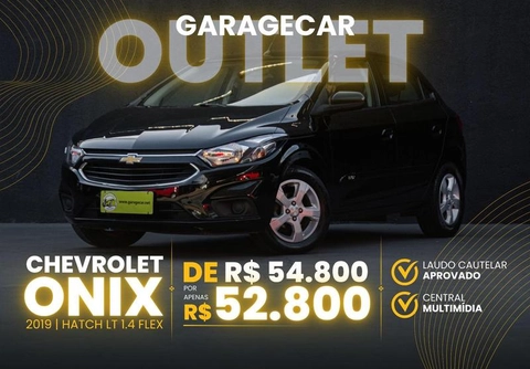 Chevrolet Onix 2019 Preto — foto 1 de 3