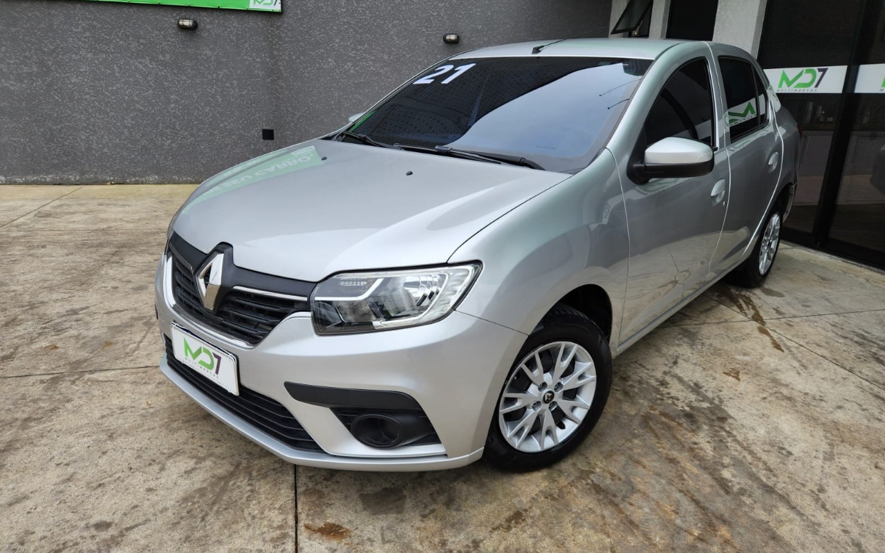Renault Logan 2021 Prata — foto 1 de 3