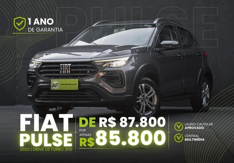 Fiat Pulse 2022 Cinza — foto 1 de 3