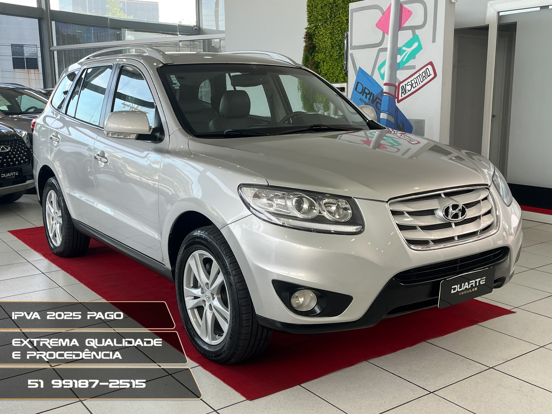 Hyundai Santa Fé GLS 3.5 V6 4x4 Tiptronic na cor Cinza no Porto Alegre / RS - 34876