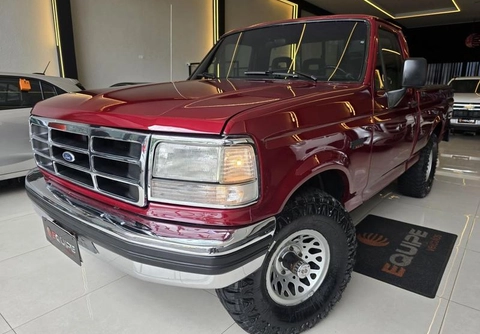 Ford F-1000 XLT 4x4 Diesel Turbo 1998 Vermelho — foto 1 de 3