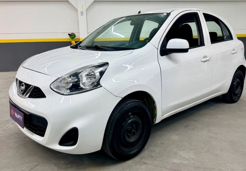 Nissan MARCH S 1.0 12V Flex 5p 2019 Branco — foto 1 de 3