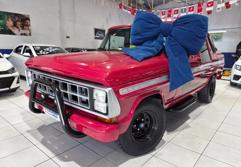 Ford F-1000 CD/Blazer 3.9 Dies. 1988 Vermelho — foto 1 de 3