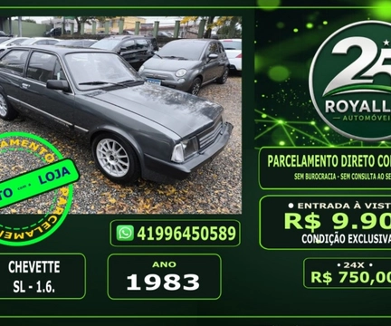 Chevrolet Chevette 1985 Cinza — foto 1 de 3