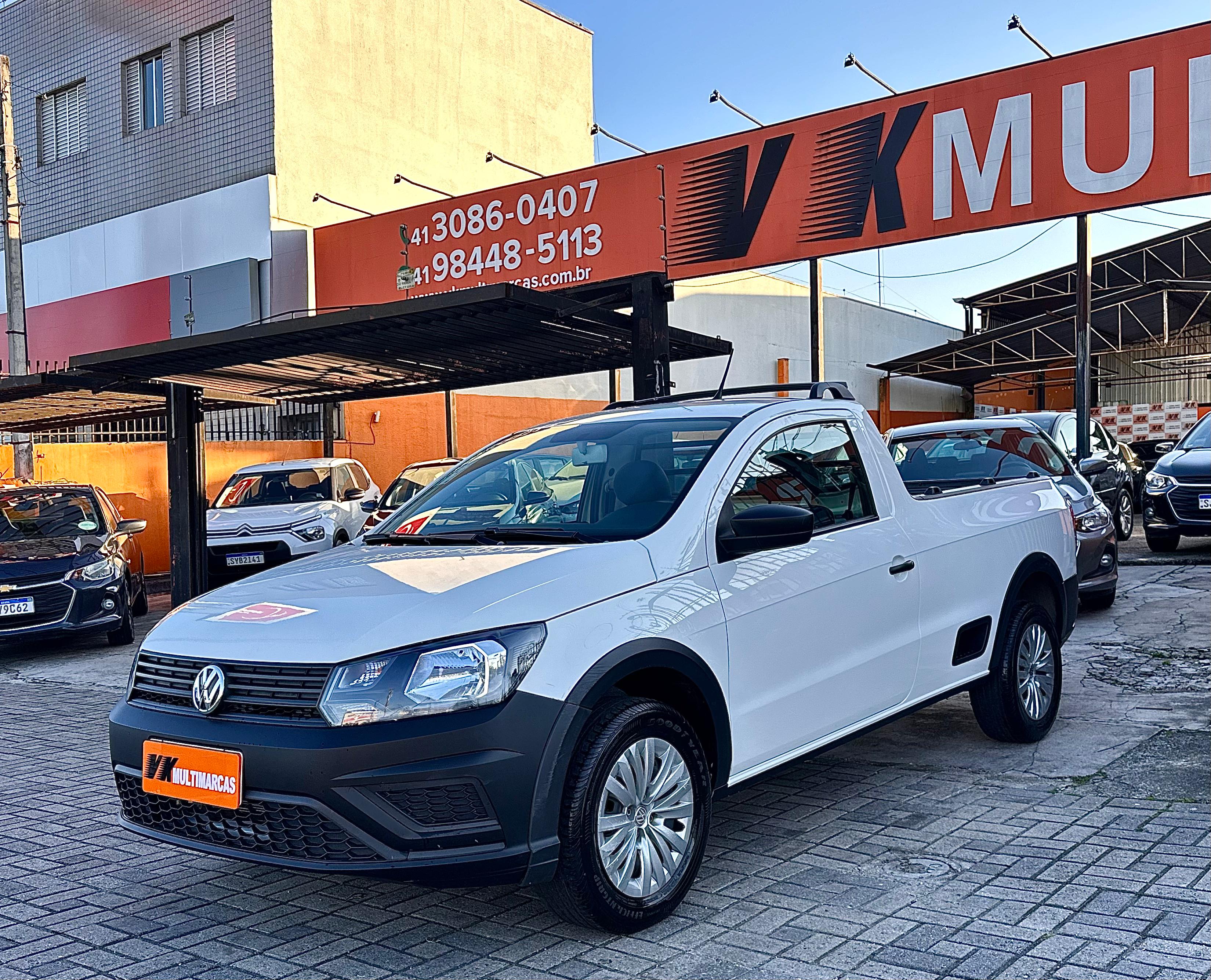 Volkswagen Saveiro Robust 1.6 Total Flex 16V na cor Branco em Curitiba / PR - 35599