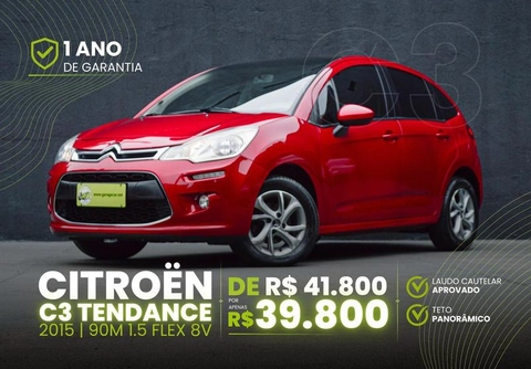 Citroën C3 2015 Vermelho — foto 1 de 3