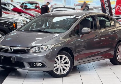 Honda Civic 2014 Cinza — foto 1 de 3