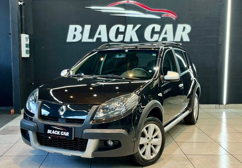 Renault Sandero 2012 Preto — foto 1 de 3