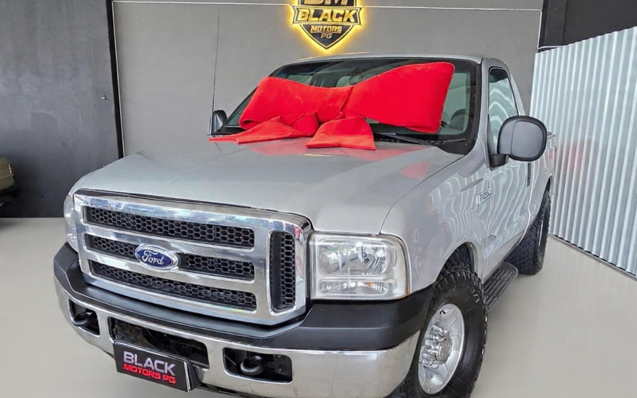 Ford F-250 XL 4.2 Turbo Diesel 2001 Cinza — foto 1 de 3