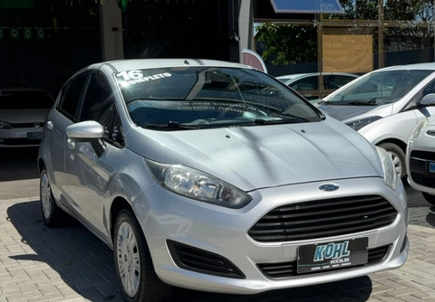 Ford Fiesta 1.5 16V Flex Mec. 5p 2016 Prata — foto 1 de 3