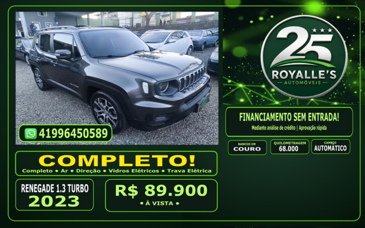Jeep Renegade 2023 Cinza — foto 1 de 3