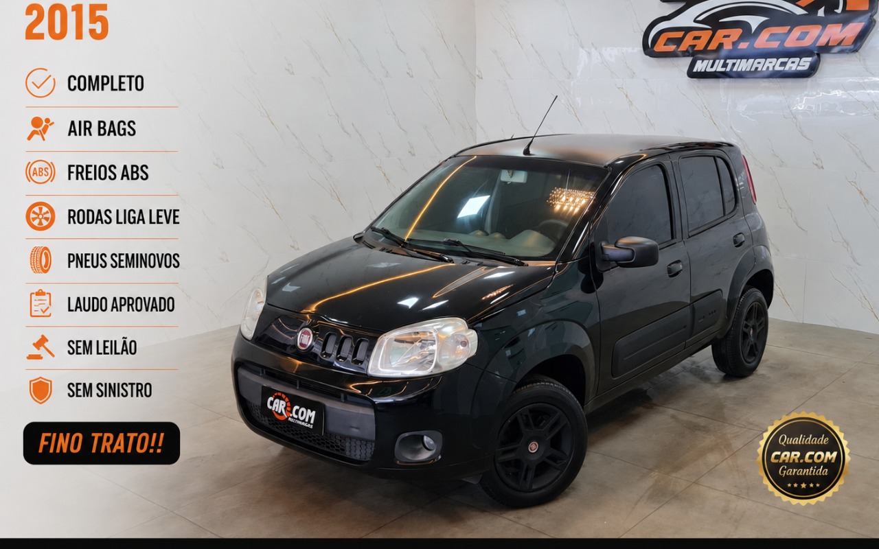 Fiat Uno 2015 Preto — foto 1 de 3
