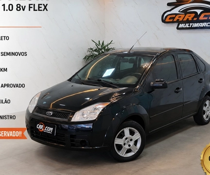 Ford Fiesta Sedan 1.0 8V Flex 4p 2010 Preto — foto 1 de 3