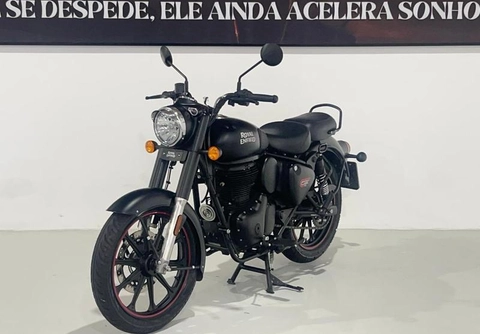 Royal Enfield Classic 350 Halcyon 2024 Preto — foto 1 de 3