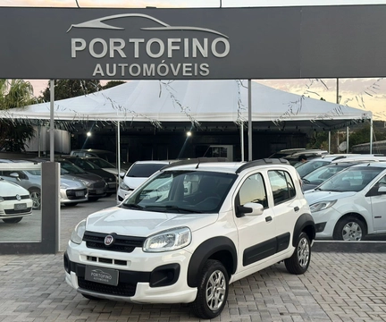 Fiat Uno WAY 1.0 Flex 6V 5p 2017 Branco — foto 1 de 3
