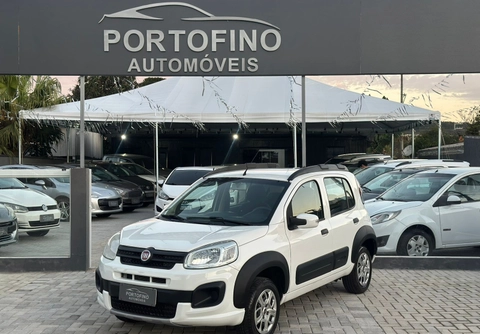 Fiat Uno WAY 1.0 Flex 6V 5p 2017 Branco — foto 1 de 3
